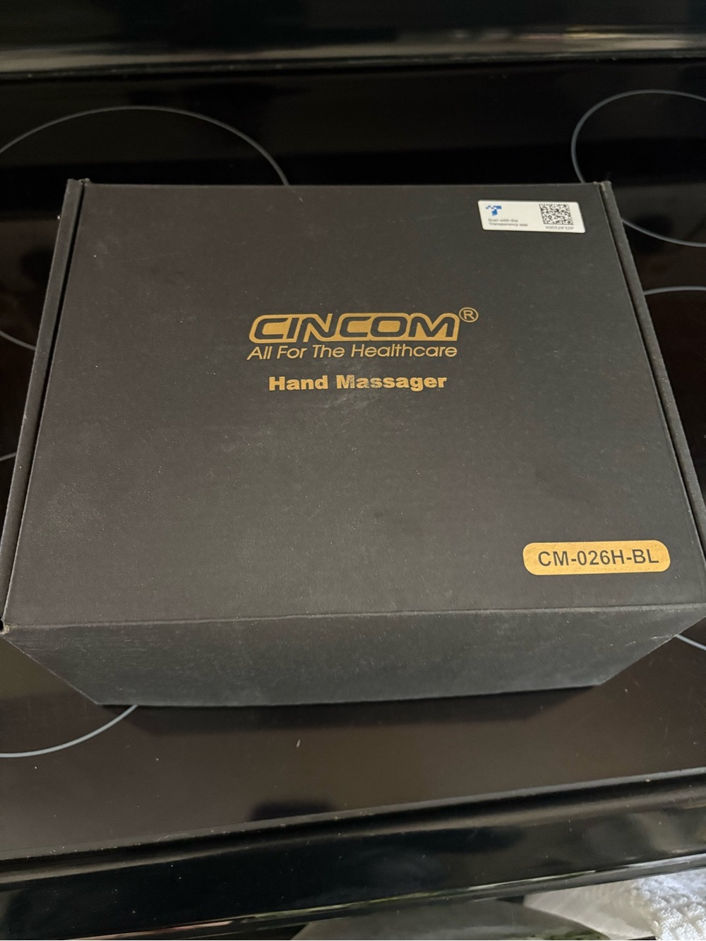 Cincom Hand Massager - Black & Gold Packaging